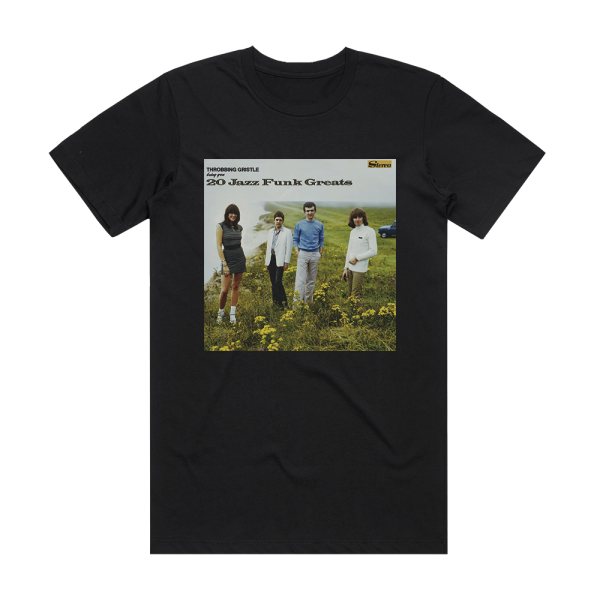 Throbbing Gristle 20 Jazz Funk Greats Album Cover T-Shirt Black