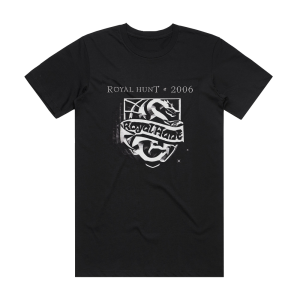 Royal Hunt 2006 Live Album Cover T-Shirt Black
