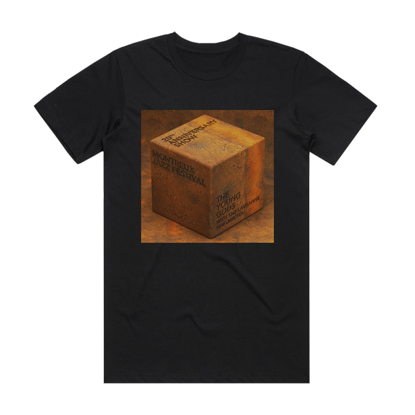 The Young Gods 20Th Anniversary Show Montreux Jazz Festival Album Cover T-Shirt Black