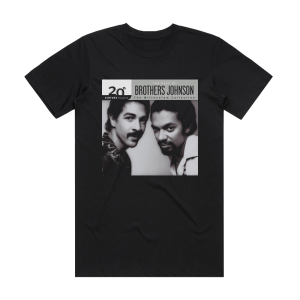 The Brothers Johnson 20Th Century Masters The Millennium Collection The Best Of B Album Cover T-Shirt Black