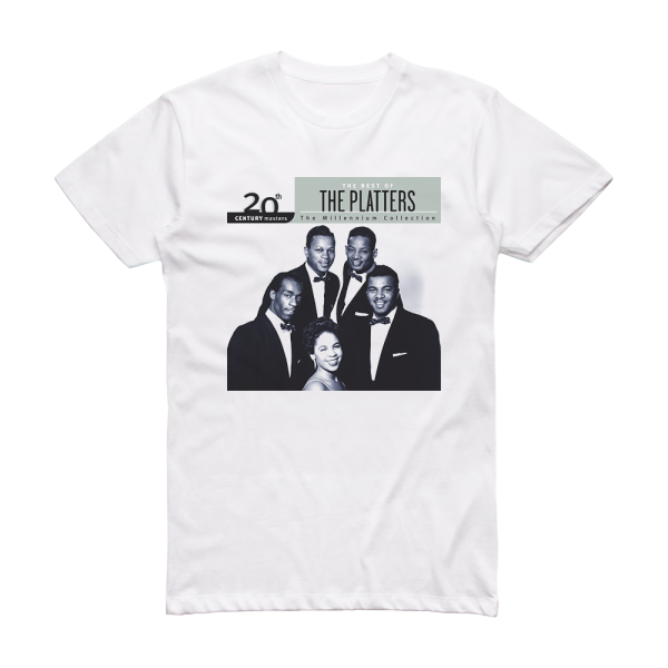 The Platters 20Th Century Masters The Millennium Collection The Best Of T Album Cover T-Shirt White