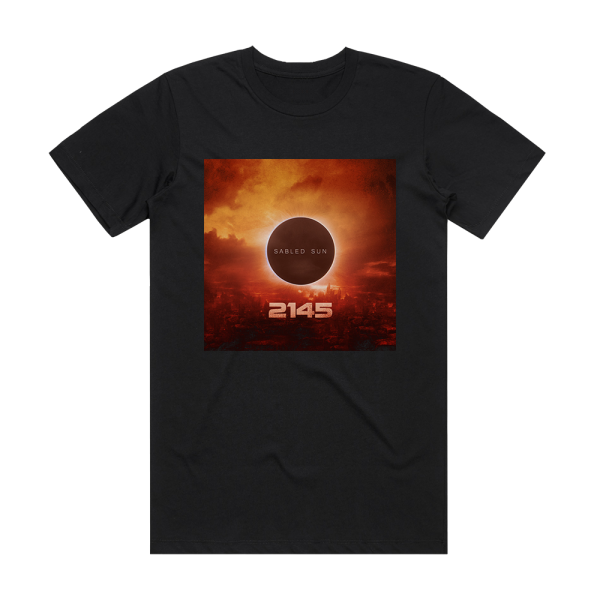 Sabled Sun 2145 Album Cover T-Shirt Black