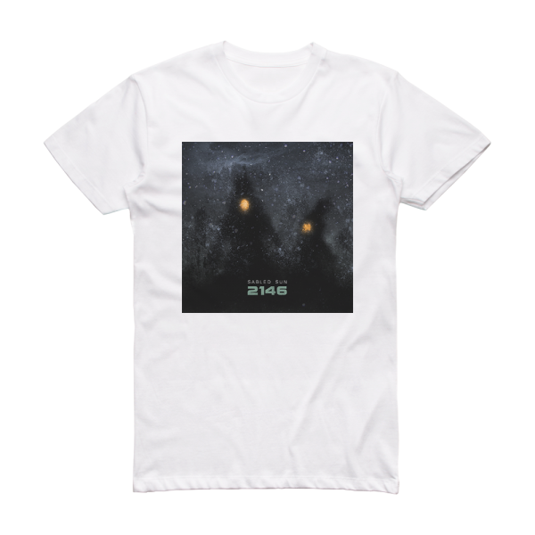 Sabled Sun 2146 Album Cover T-Shirt White