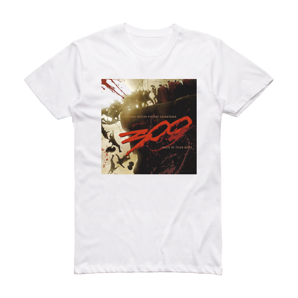 Tyler Bates 300 Album Cover T-Shirt White