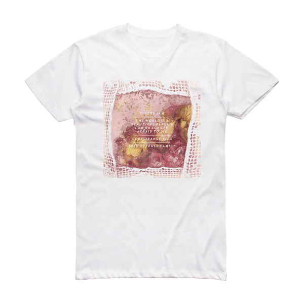 Tigers Jaw 4 Way Split Album Cover T-Shirt White