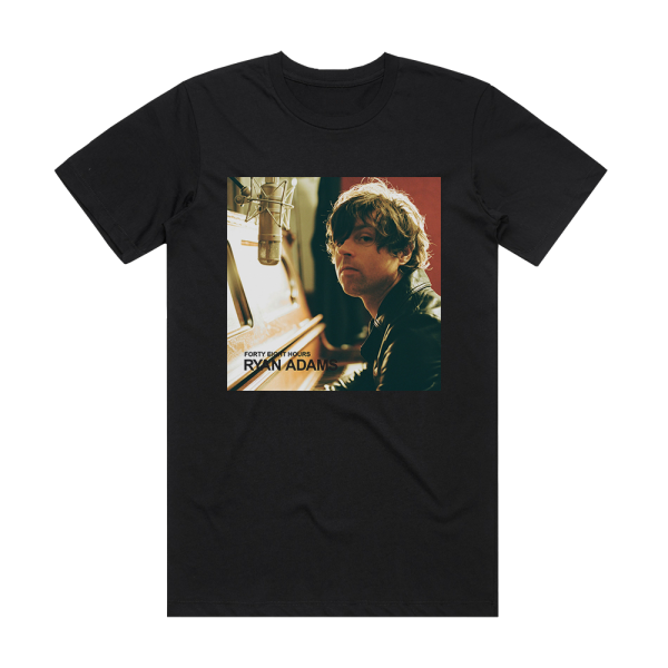 Ryan Adams 48 Hours Album Cover T-Shirt Black