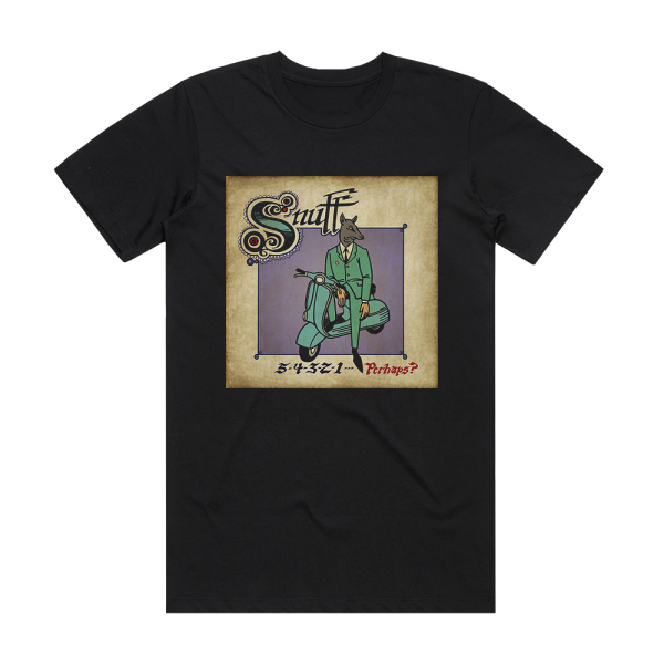 Snuff 5 4 3 2 1 Perhaps Album Cover T-Shirt Black