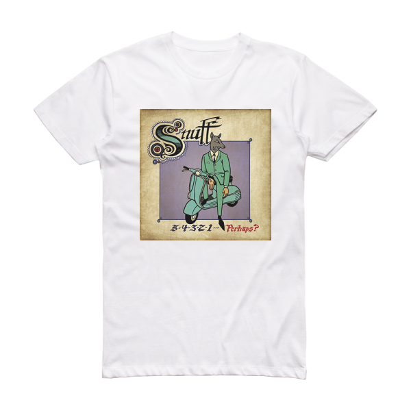 Snuff 5 4 3 2 1 Perhaps Album Cover T-Shirt White