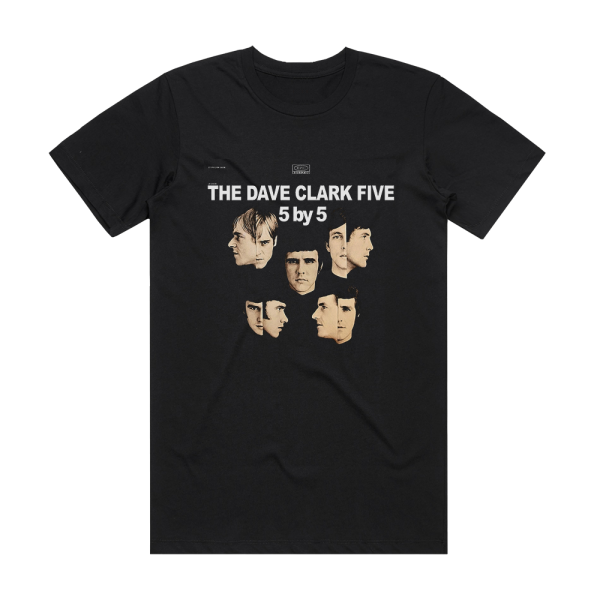 The Dave Clark Five 5 By 5 Album Cover T-Shirt Black