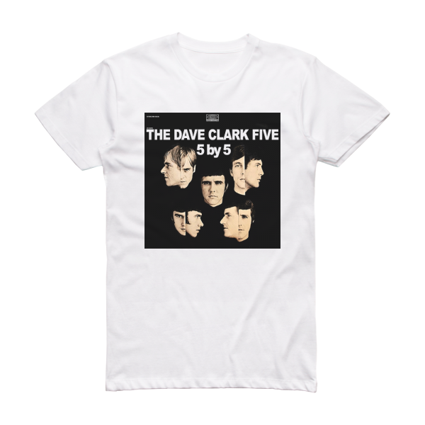 The Dave Clark Five 5 By 5 Album Cover T-Shirt White