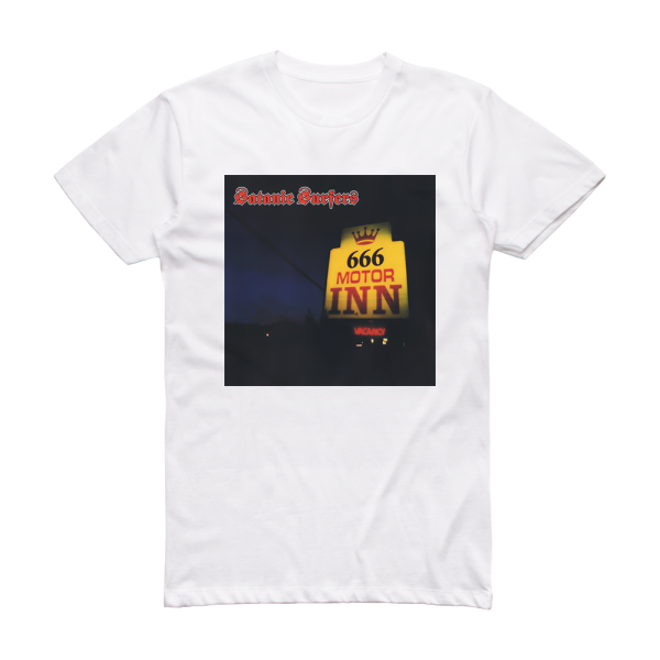 Satanic Surfers 666 Motor Inn Album Cover T-Shirt White