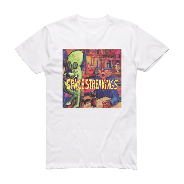 Space Streakings 7 Toku Album Cover T-Shirt White