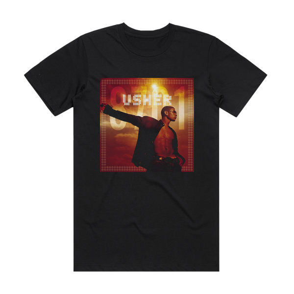 Usher 8701 Album Cover T-Shirt Black