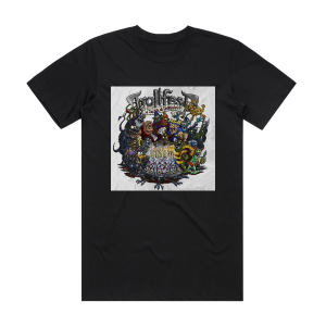 TrollfesT A Decade Of Drekkadence Album Cover T-Shirt Black