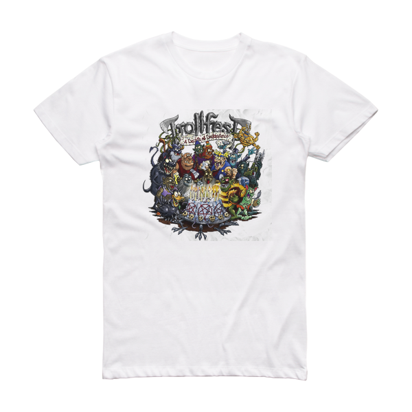 TrollfesT A Decade Of Drekkadence Album Cover T-Shirt White