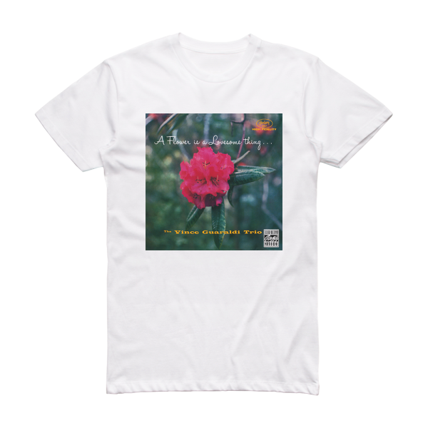 Vince Guaraldi Trio A Flower Is A Lovesome Thing Album Cover T-Shirt White