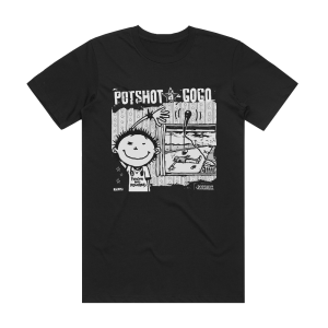 Potshot A Go Go Album Cover T-Shirt Black