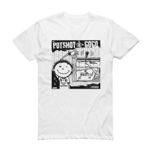 Potshot A Go Go Album Cover T-Shirt White