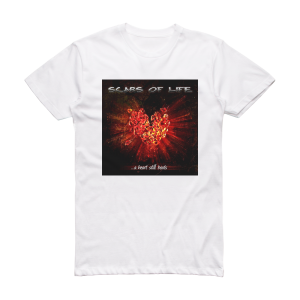 Scars of Life A Heart Still Beats Album Cover T-Shirt White