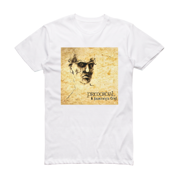 Primordial A Journeys End 2 Album Cover T-Shirt White