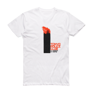 Tokyo Police Club A Lesson In Crime Album Cover T-Shirt White