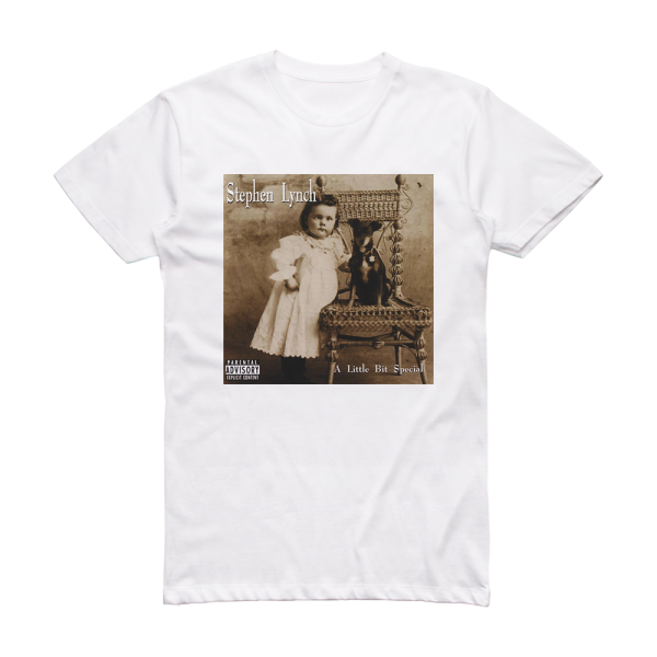 Stephen Lynch A Little Bit Special Album Cover T-Shirt White