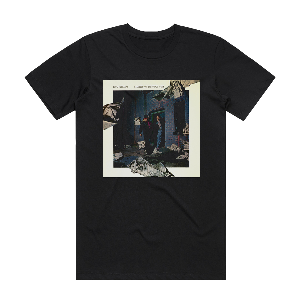 Paul Williams A Little On The Windy Side Album Cover T-Shirt Black