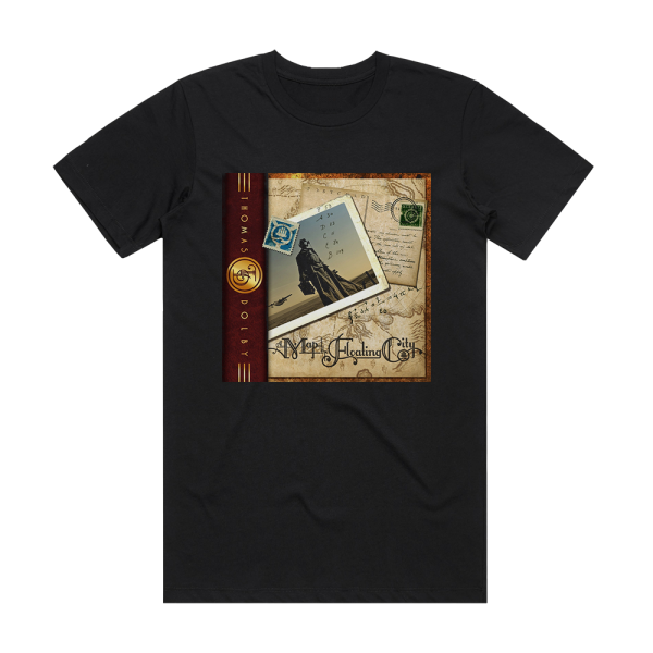 Thomas Dolby A Map Of The Floating City 1 Album Cover T-Shirt Black