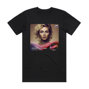 Polina Gagarina A Million Voices Album Cover T-Shirt Black