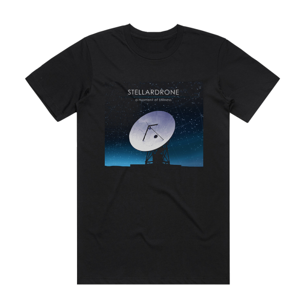 Stellardrone A Moment Of Stillness Album Cover T-Shirt Black