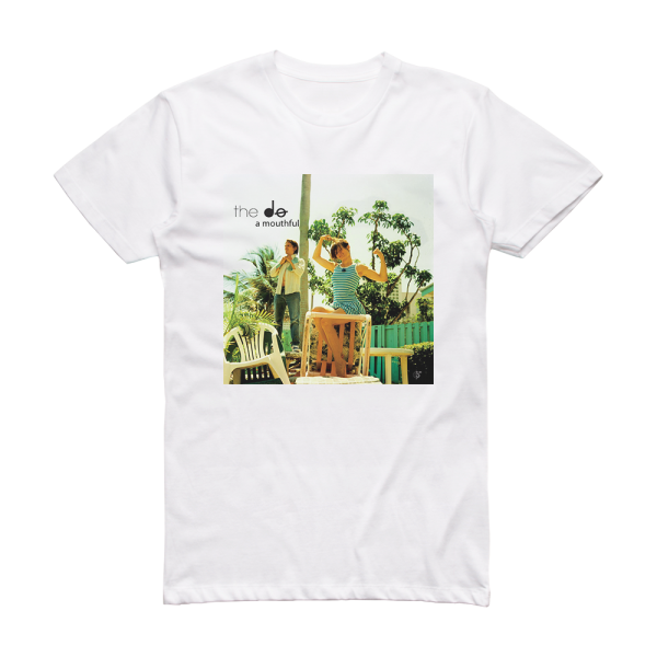 The Dø A Mouthful Album Cover T-Shirt White