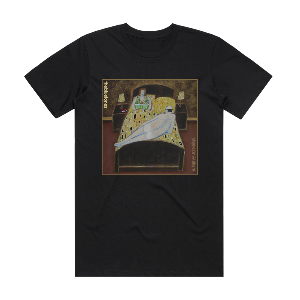 The Bluetones A New Athens Album Cover T-Shirt Black