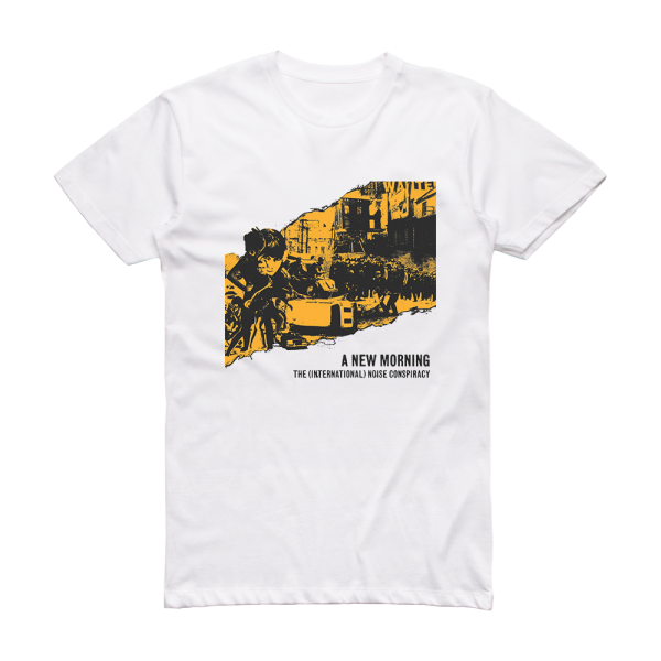 The International Noise Conspiracy A New Morning Changing Weather Album Cover T-Shirt White