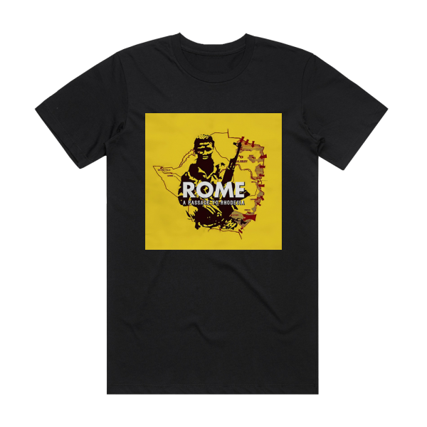 Rome A Passage To Rhodesia Album Cover T-Shirt Black