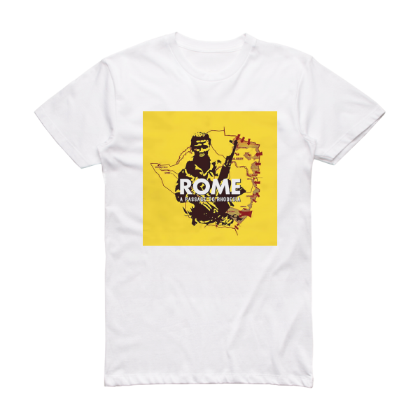 Rome A Passage To Rhodesia Album Cover T-Shirt White