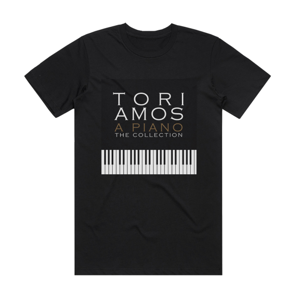 Tori Amos A Piano The Collection Album Cover T-Shirt Black