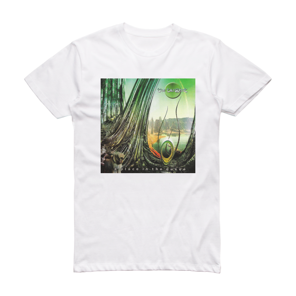 The Tangent A Place In The Queue Album Cover T-Shirt White