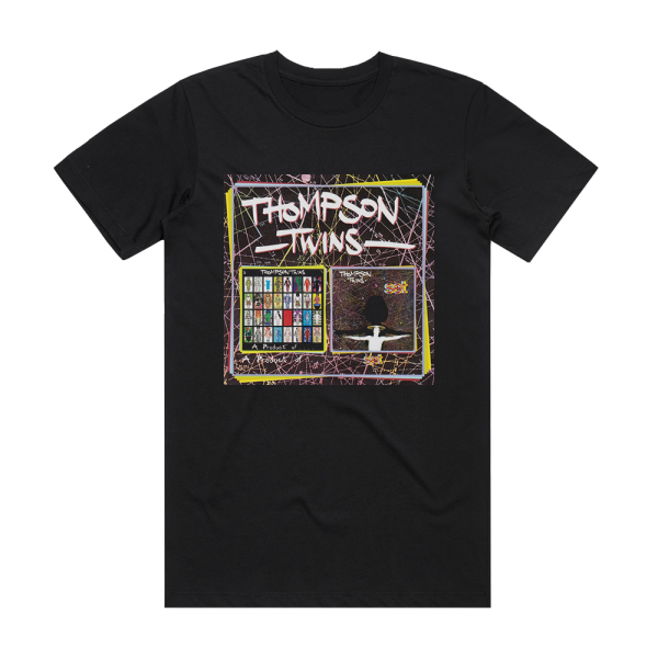 Thompson Twins A Product Of Participation 1 Album Cover T-Shirt Black