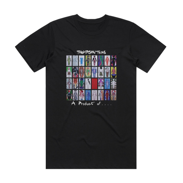 Thompson Twins A Product Of Participation 2 Album Cover T-Shirt Black