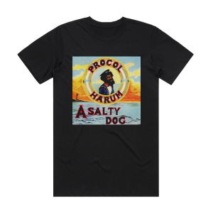 Procol Harum A Salty Dog Album Cover T-Shirt Black