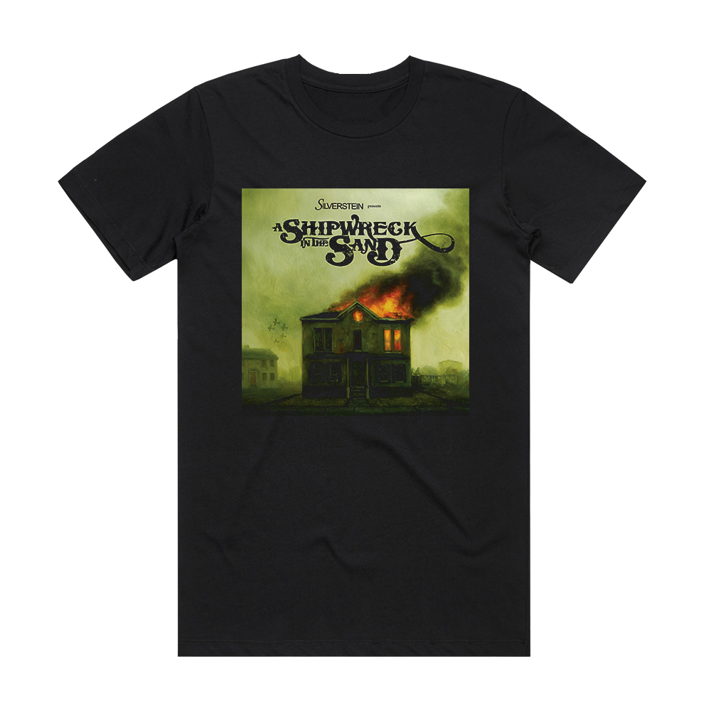 Silverstein A Shipwreck In The Sand Album Cover T-Shirt Black – ALBUM ...