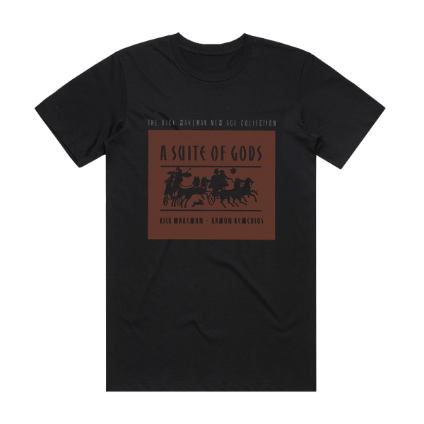 Rick Wakeman A Suite Of Gods Album Cover T-Shirt Black