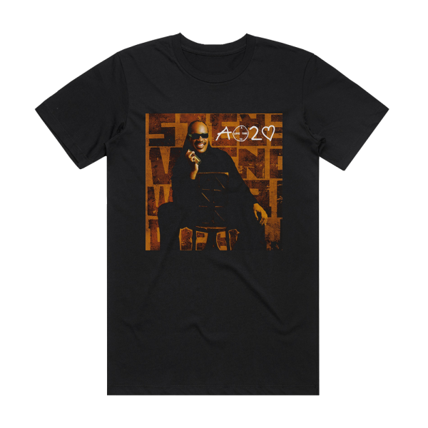 Stevie Wonder A Time To Love Album Cover T-Shirt Black