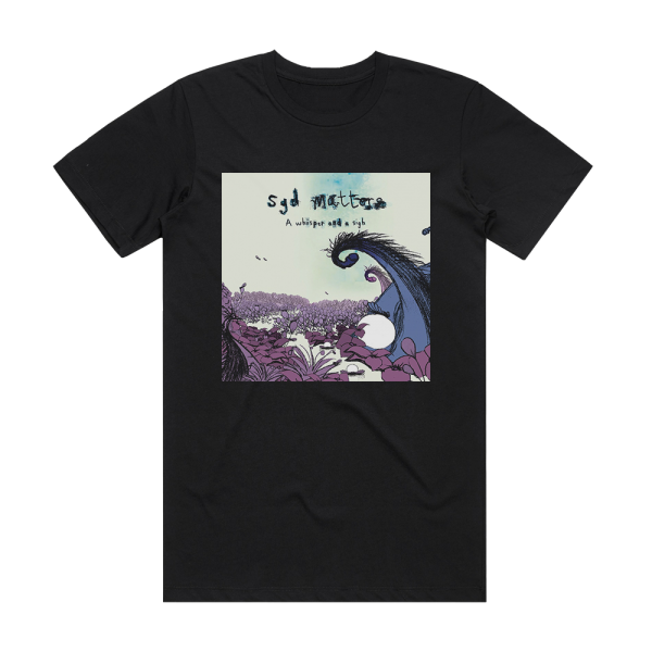 Syd Matters A Whisper And A Sigh Album Cover T-Shirt Black