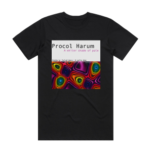 Procol Harum A Whiter Shade Of Pale 2 Album Cover T-Shirt Black