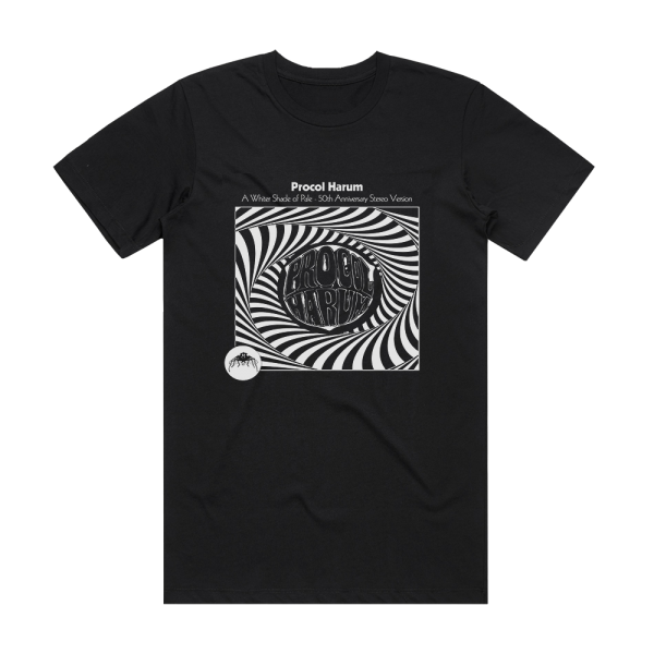 Procol Harum A Whiter Shade Of Pale 50Th Anniversary Ep Album Cover T-Shirt Black