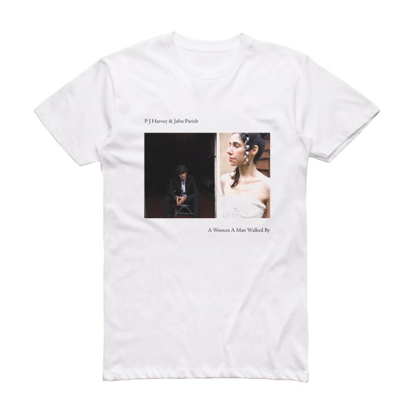 PJ Harvey A Woman A Man Walked By Album Cover T-Shirt White