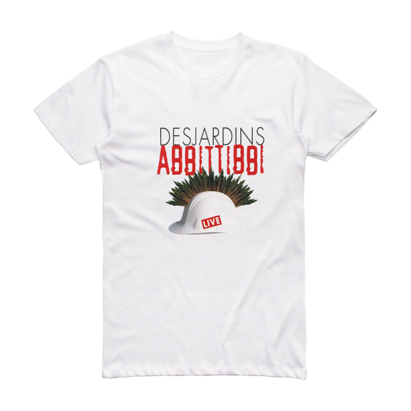 Richard Desjardins Abbittibbi  Live Album Cover T-Shirt White