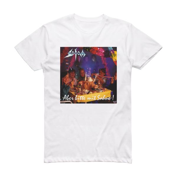 Sodom Aber Bitte Mit Sahne Album Cover T-Shirt White