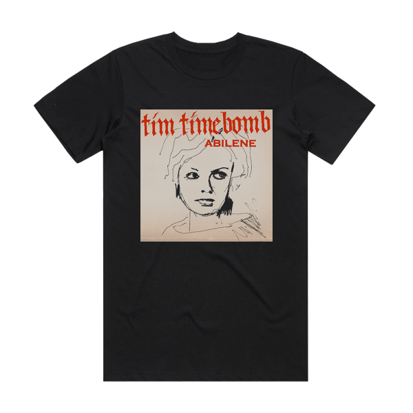 Tim Timebomb Abilene Album Cover T-Shirt Black